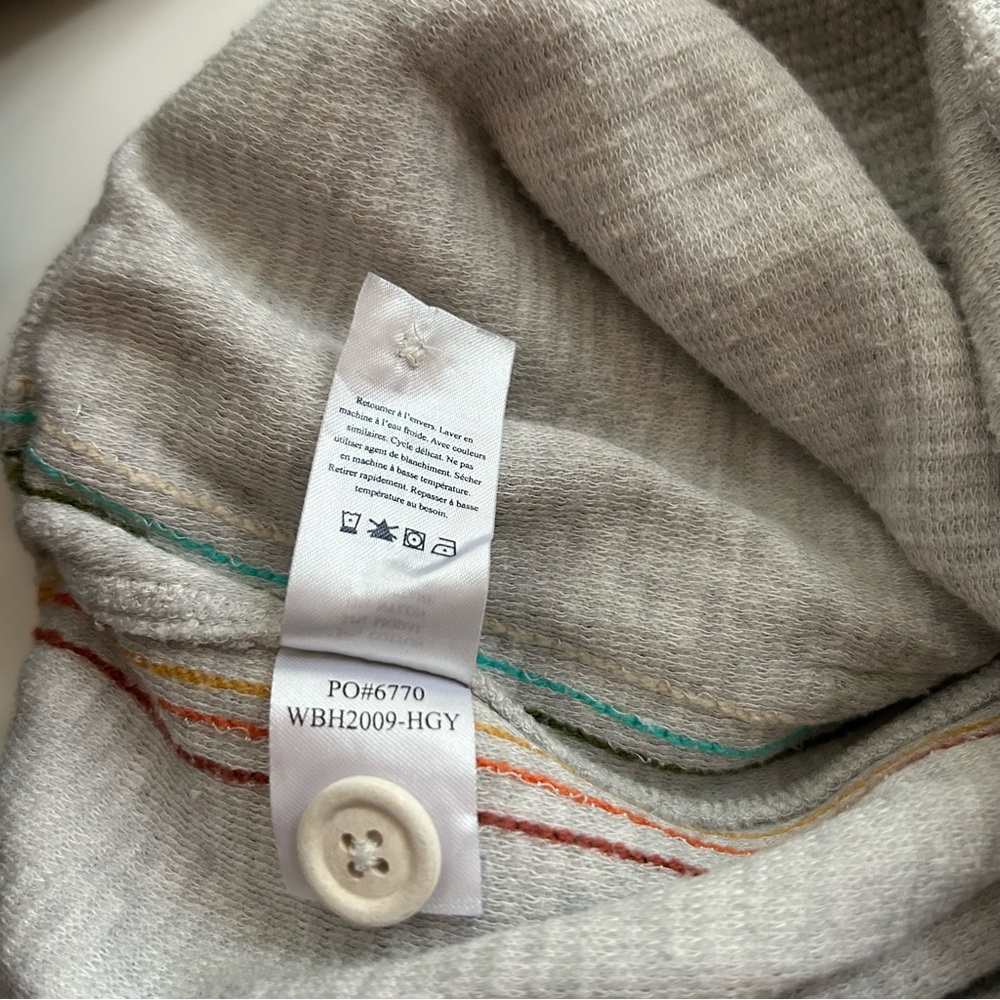 ⭐️ Faherty grey lounge pants with rainbow stripe detail - Picture 8 of 9